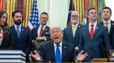 Trump deu declarações polêmicas em evento nesta sexta-feira, 17 - Aaron Schwartz/EFE