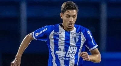 Baldini em ação pelo Avaí (Foto: Fabiano Rateke-Avaí FC)