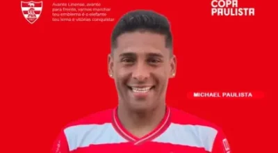 Michael Paulista, novo reforço do Elefante - Foto: Divulgação / Linense