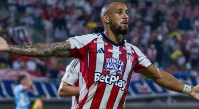 Lucas Monzón em ação (Foto: Alfredo Ariza-Junior de Barranquilla)