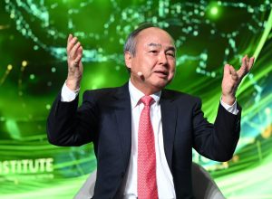 Masayoshi Son, presidente e diretor executivo do SoftBank Group. Foto: Bloomberg