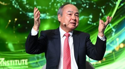 Masayoshi Son, presidente e diretor executivo do SoftBank Group. Foto: Bloomberg
