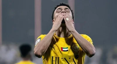 Serginho Andrade em ação (Foto: Divulgação/Al-Wasl)