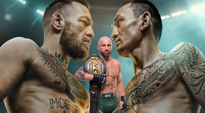Max Holloway Has A Cold-Blooded Message For Conor McGregor Before UFC 329. [Photo by Josh Hedges/...