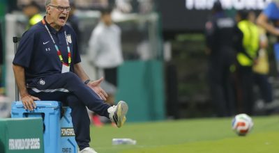 Marcelo Bielsa foi alvo de duras críticas de Diego Lugano – Francisco Guasco/EFE