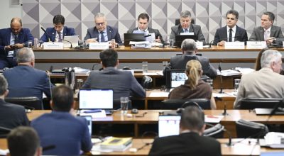 Sessão da CPMI do INSS no ano passado  • Edilson Rodrigues/Agência Senado