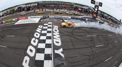 Em Pocono, Hamlin vence terceira prova consecutiva na NASCAR Cup