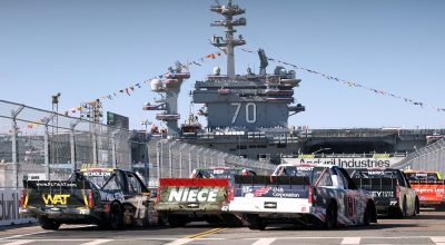 NASCAR Truck: Riggs ultrapassa Reif no final e vence em San Diego