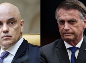 Alexandre de Moraes e Jair Bolsonaro  • Fellipe Sampaio/STF | Ton Molina/STF