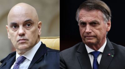 Alexandre de Moraes e Jair Bolsonaro  • Fellipe Sampaio/STF | Ton Molina/STF