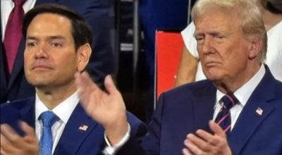 1 de 1 Imagem colorida de Marco Rubio e Trump - Metrópoles - Foto: Reprodução/Redes sociais