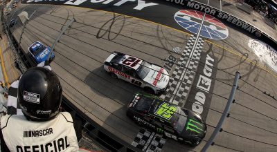 Gibbs vence 1Âª corrida na NASCAR Cup em final tenso de Bristol