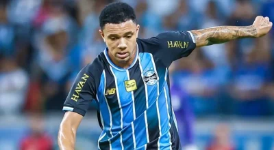 Grêmio em ação pelo Imortal (Foto: Lucas Uebel-Grêmio FBPA)